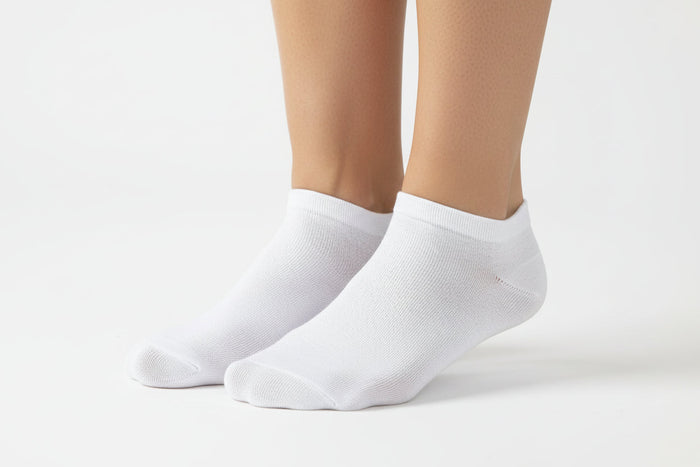 3-pack low cut-strumpor, vita