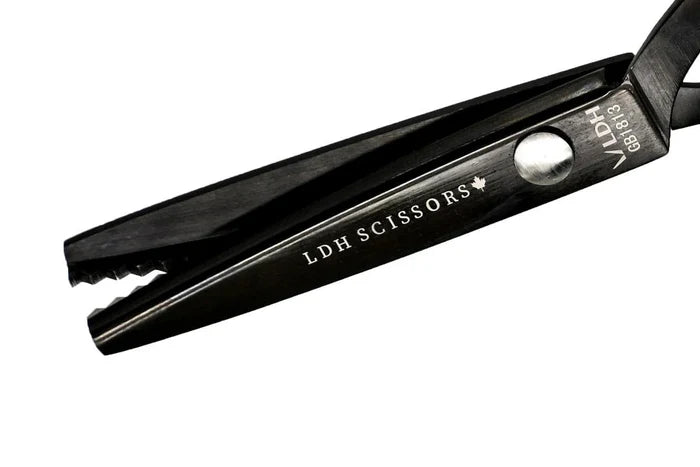 8" Midnight Edition Pinking Shears - LDH Scissors - Simplifi Fabric