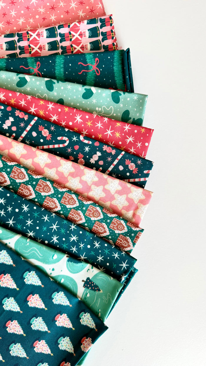 Afternoon Ice Skating - Bright Holiday - Charla Pettingill - Cloud 9 Fabrics - Poplin