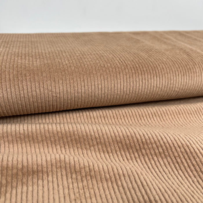 Stretch Washed Corduroy - European Import - Oeko-Tex® - Dark Beige