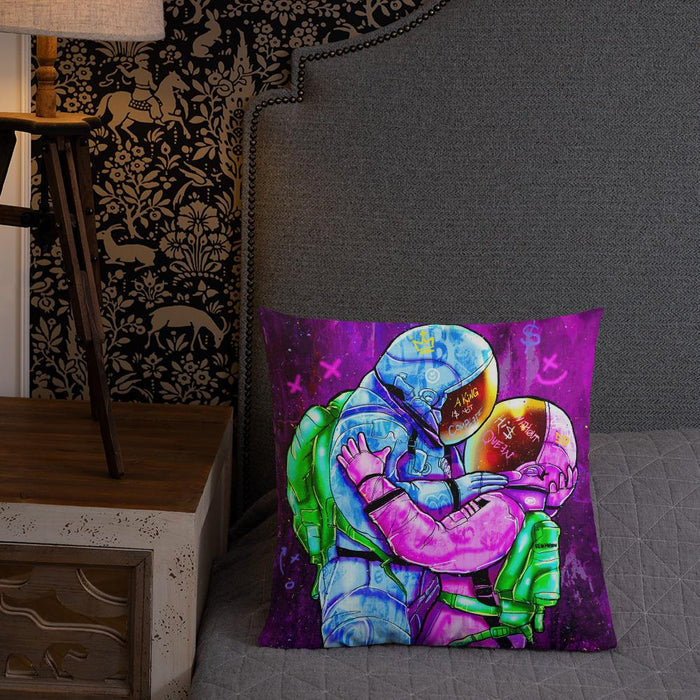 A KING IS NOT COMPLETE WITHOUT HIS QUEEN PREMIUM PILLOW - REBHORN DESIGN