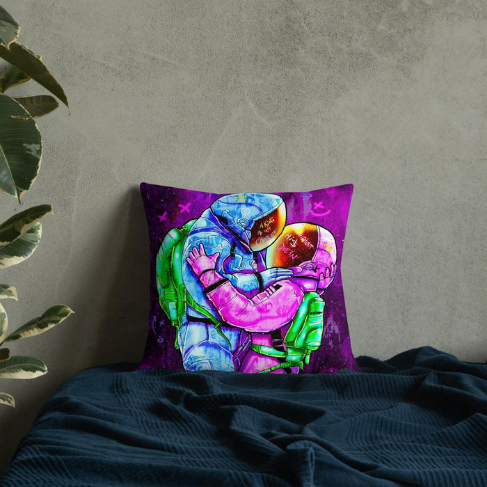 A KING IS NOT COMPLETE WITHOUT HIS QUEEN PREMIUM PILLOW - REBHORN DESIGN