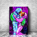 20 x 16 - Small / Gallery Wrap / Purple