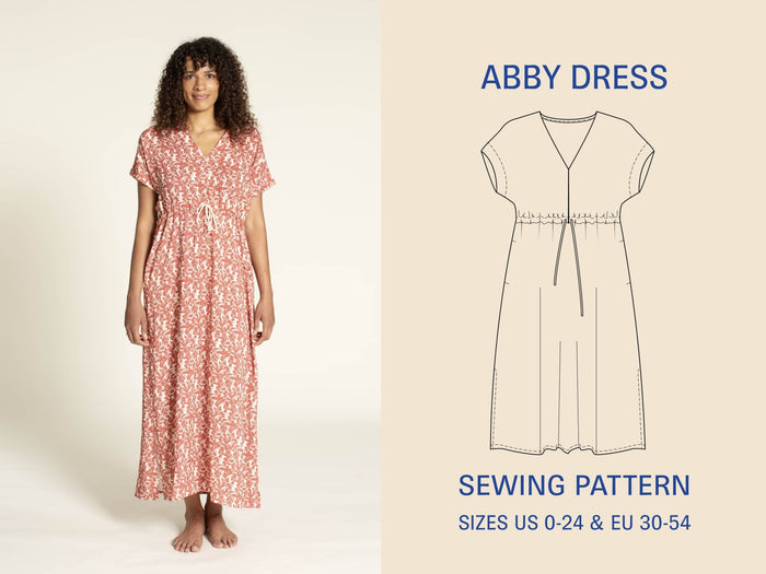 Abby Dress Paper Pattern - Wardrobe by Me - Simplifi Fabric