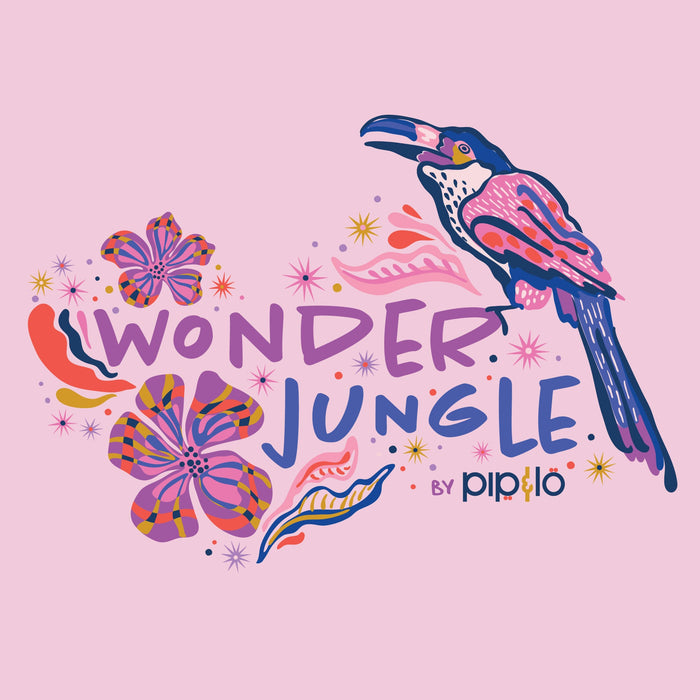 Vast Frontiers - Wonder Jungle - Pip & Lo - Cloud 9 Fabrics - Poplin - Simplifi Fabric