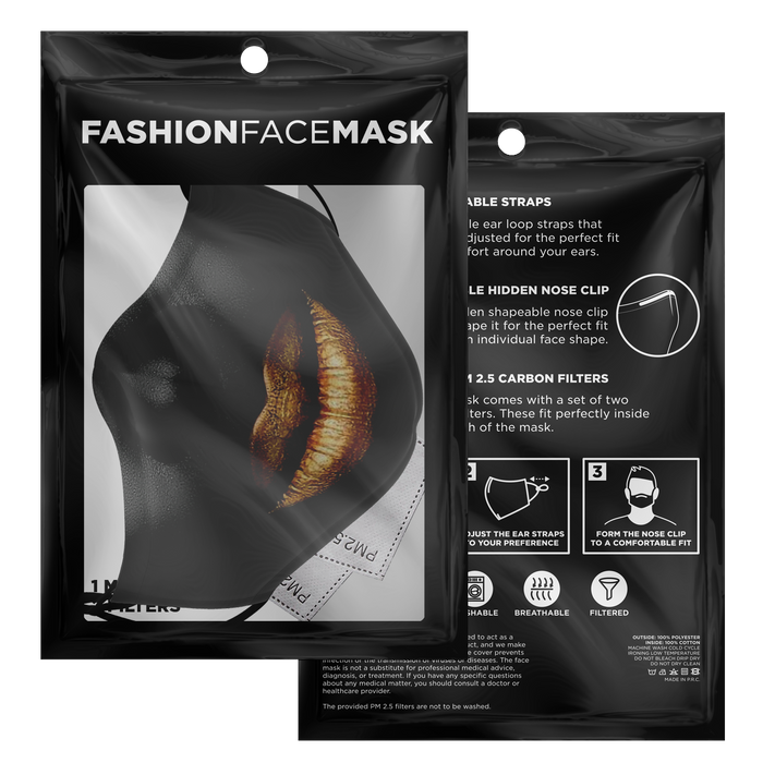 african queen gold mask