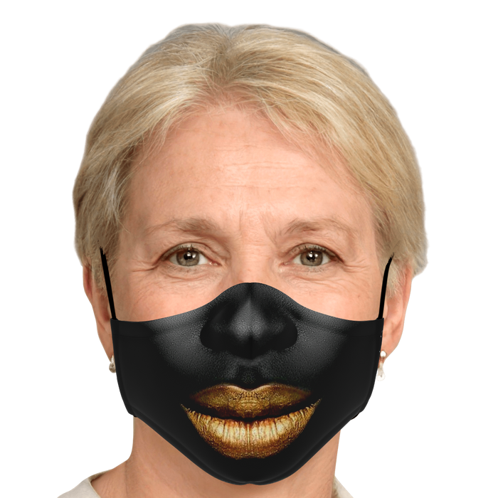 african queen gold mask
