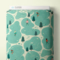 Afternoon Ice Skating - Bright Holiday - Charla Pettingill - Cloud 9 Fabrics - Poplin - Simplifi Fabric