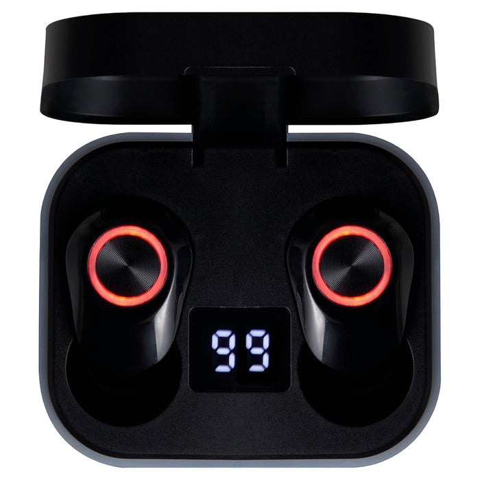 Akai In-Ear Wireless Bluetooth Earbuds with Charging Case - Black | A61078BLK from Akai - DID Electrical