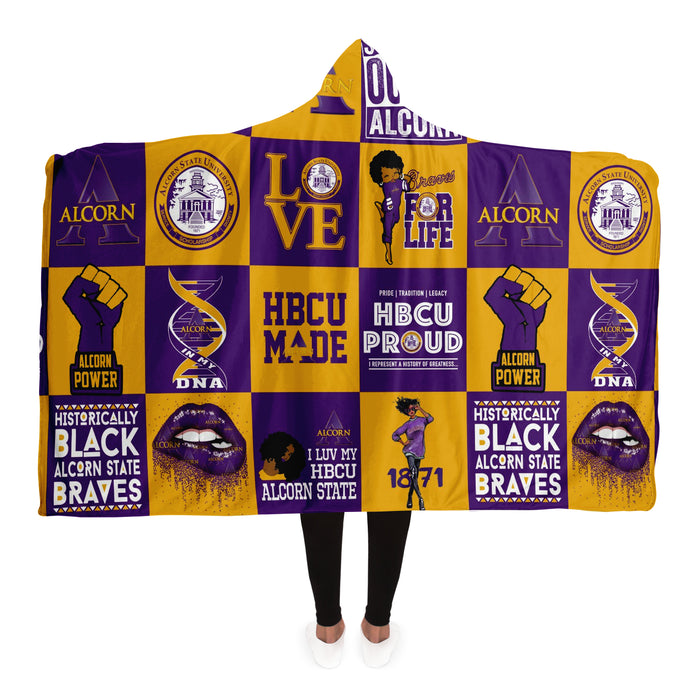 Alcorn Hooded Blanket v39