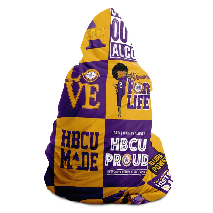 Alcorn Hooded Blanket v39