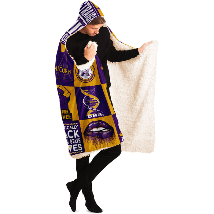 Alcorn Hooded Blanket v39