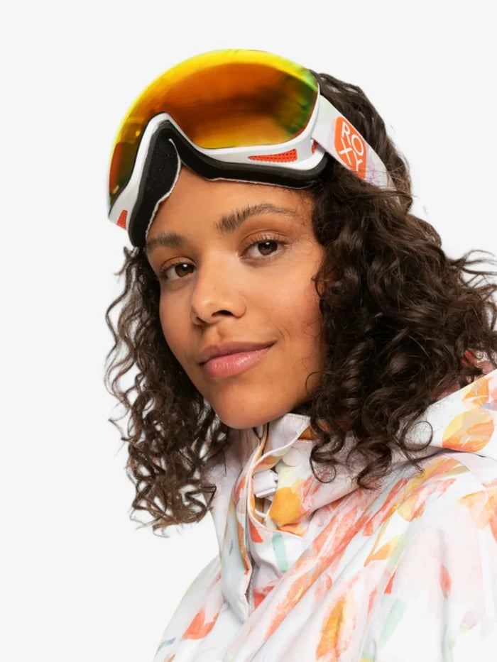 Antiparras de Nieve Roxy Popscreen Color Luxe Blanco