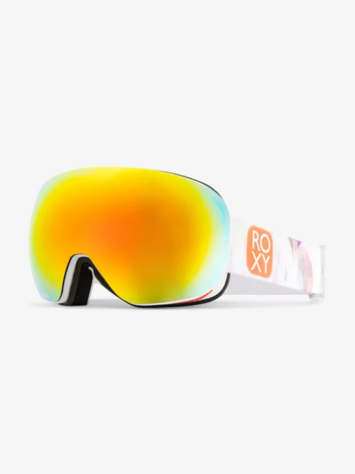 Antiparras de Nieve Roxy Popscreen Color Luxe Blanco
