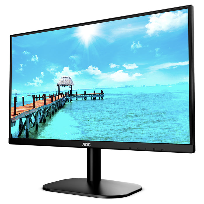 AOC 23.8" Full HD VGA/HDMI Monitor - Black | 24B2XDAM from AOC - DID Electrical