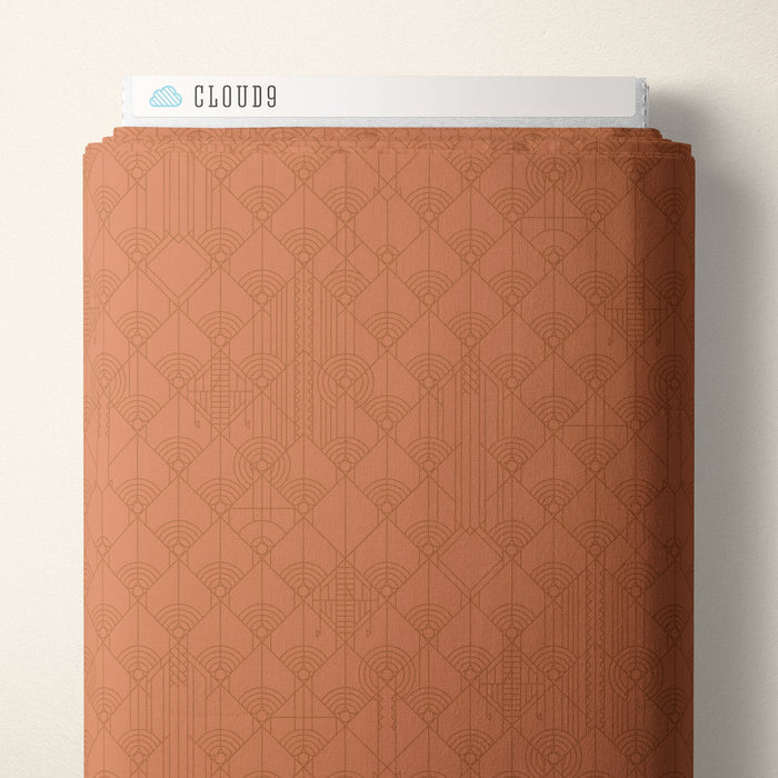April Showers - Sun Tan - FLW Tone On Tone - Frank Llyod Wright - Cloud 9 Fabrics - Poplin - Simplifi Fabric
