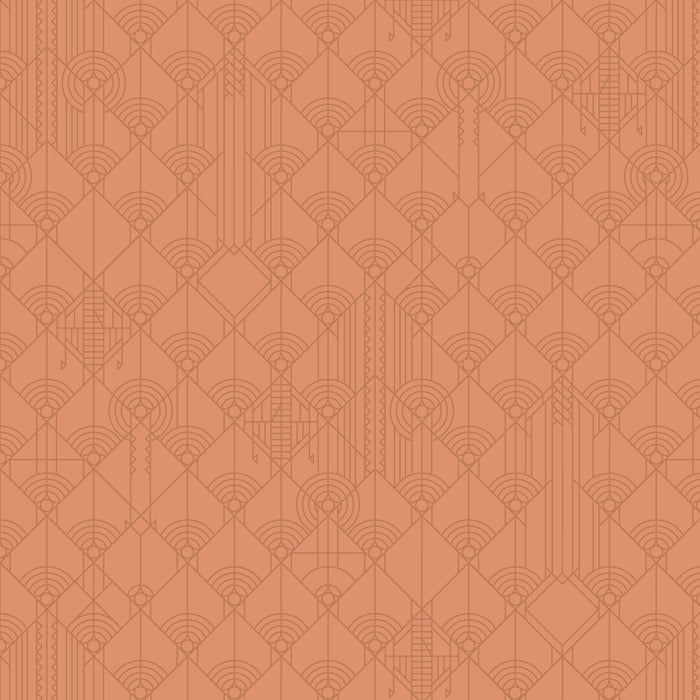 April Showers - Sun Tan - FLW Tone On Tone - Frank Llyod Wright - Cloud 9 Fabrics - Poplin - Simplifi Fabric