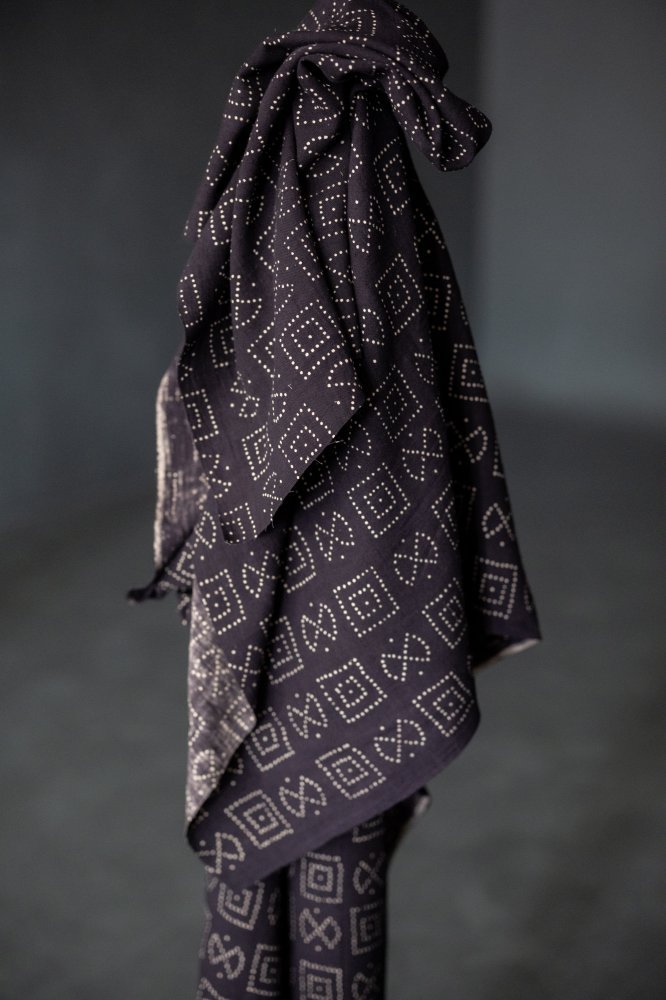 Ares Ajrakh Indian Block Print Organic Cotton - Merchant & Mills - Simplifi Fabric