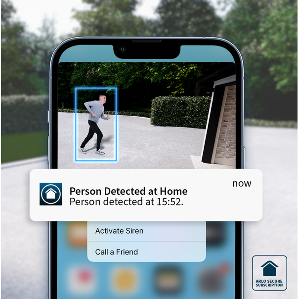 Arlo 2K Wireless Video Doorbell - White | AVD4001100EUS from Arlo - DID Electrical