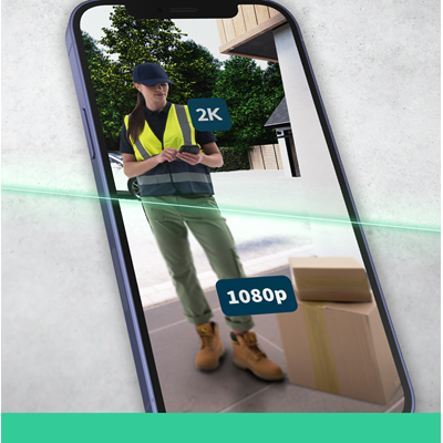 Arlo 2K Wireless Video Doorbell with Chime - White | AVDK4001100UKS from Arlo - DID Electrical