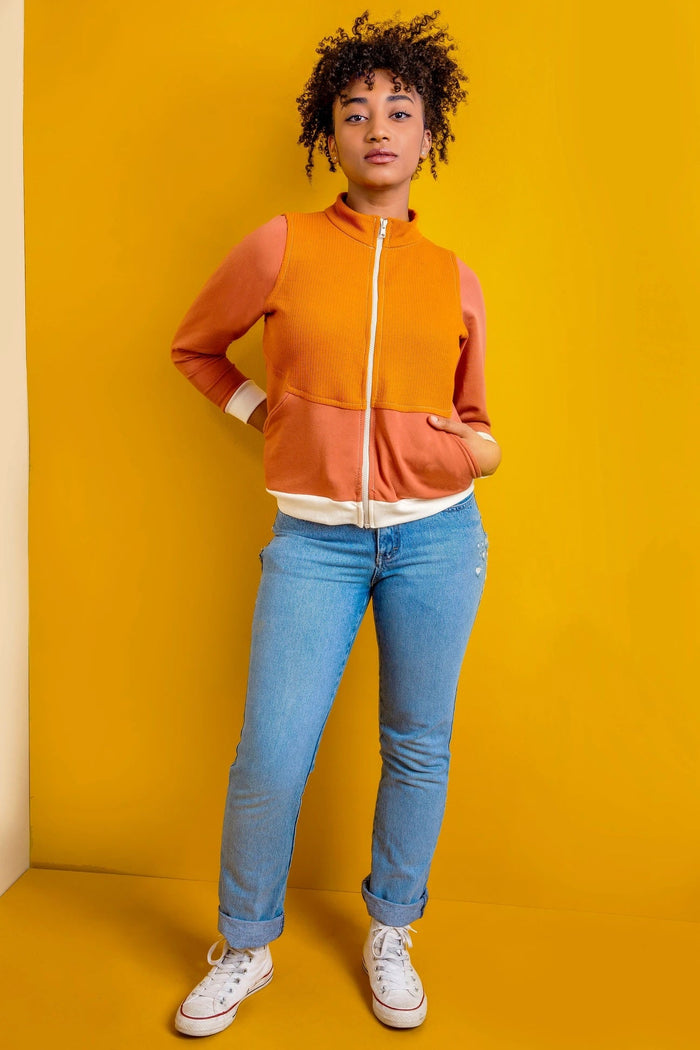 Arlo Track Jacket Pattern - Friday Pattern Company - Simplifi Fabric