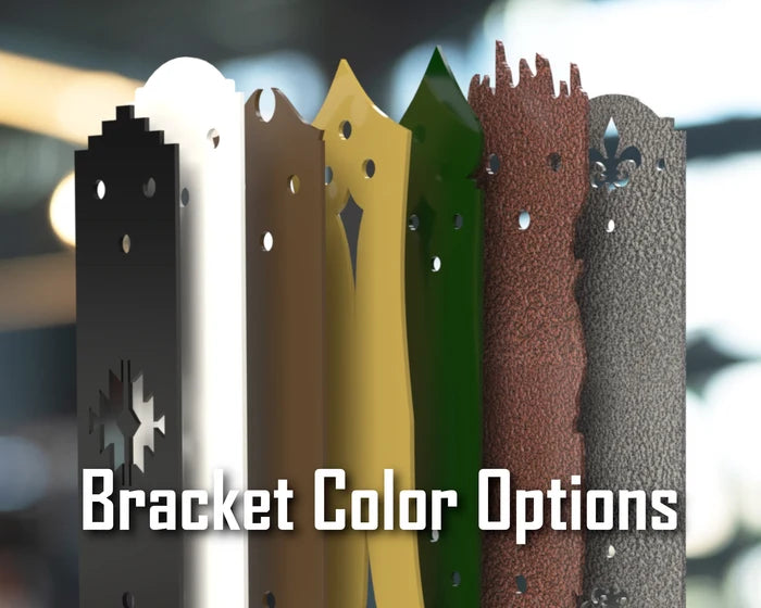 Flaming X Brackets - Various Sizes - Madison Iron and Wood