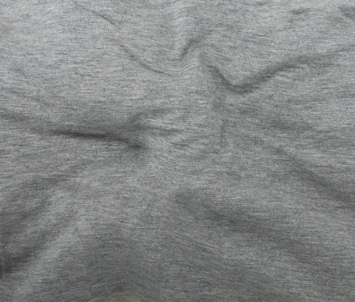 Bamboo Cotton Terry - Heather Grey - Simplifi Fabric