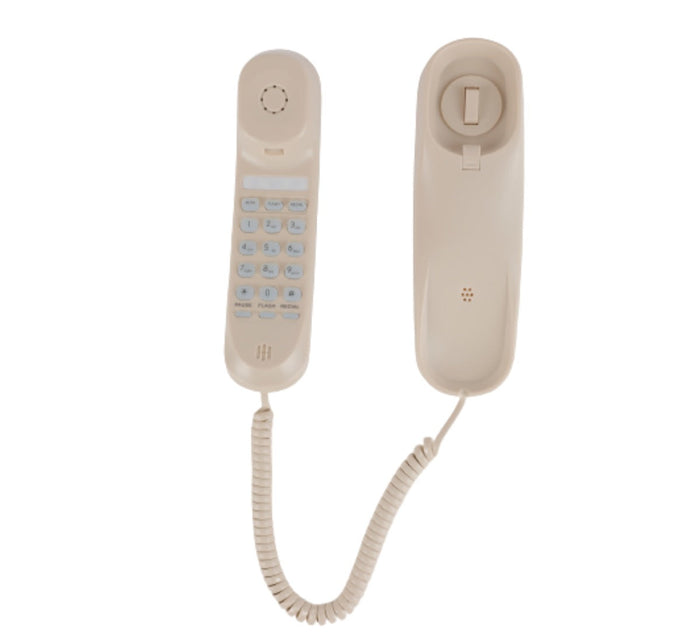 Bathroom telephone in ivory, wall or desk mountable