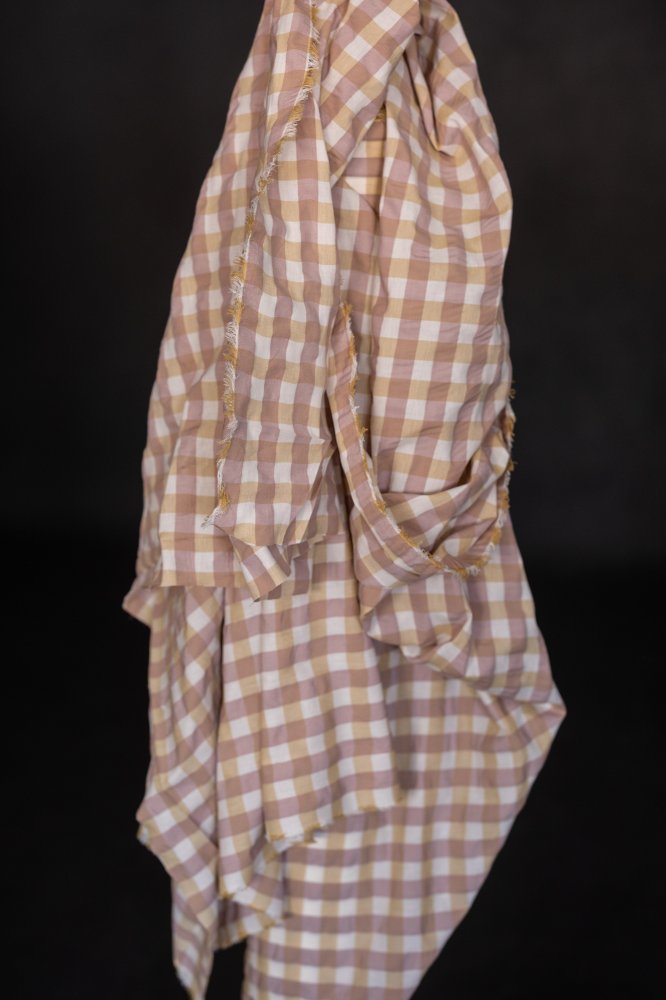 Battenberg Gingham Indian Organic Cotton Seersucker - Merchant & Mills - Simplifi Fabric