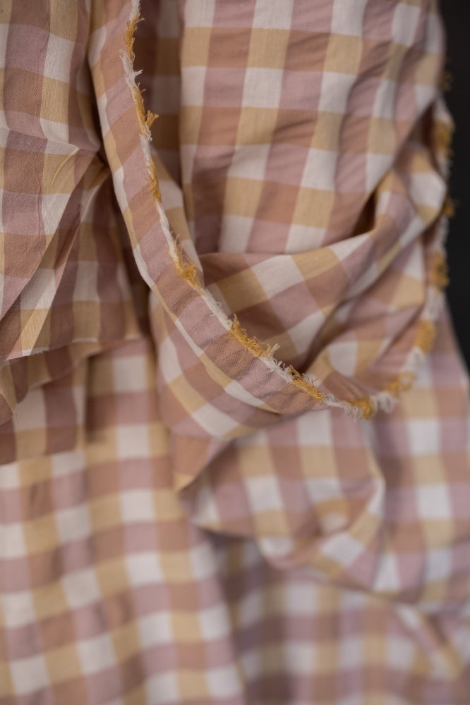 Battenberg Gingham Indian Organic Cotton Seersucker - Merchant & Mills - Simplifi Fabric