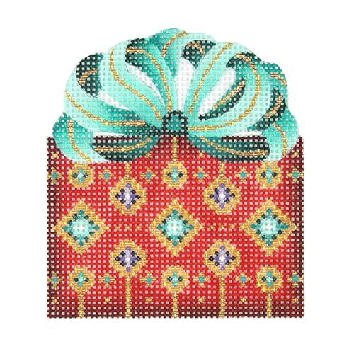 BB 0012 - Package - Red with Aqua Bow