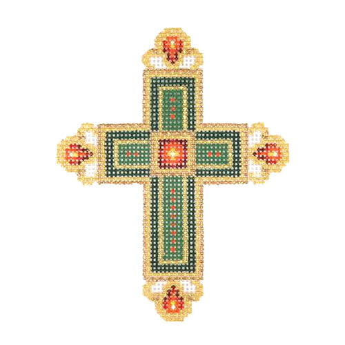 BB 2745 - Cross - Green & Gold