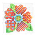 BB 3086 - Patterned Florals - Single Red