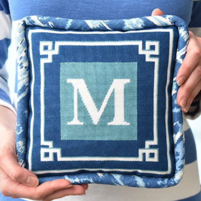 BB 6106 - Greek Key Frame - Blue