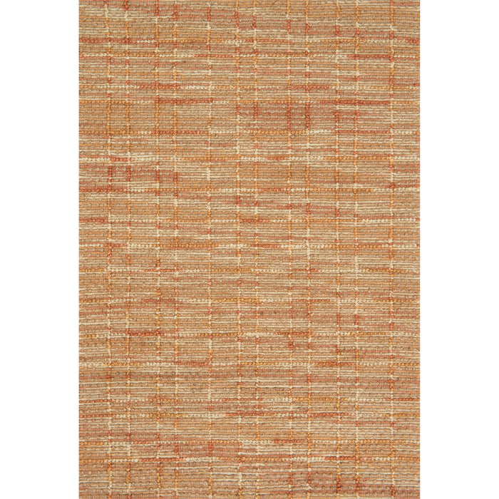 Rugs by Roo Loloi Beacon Tangerine Area Rug in size 18" x 18" Sample