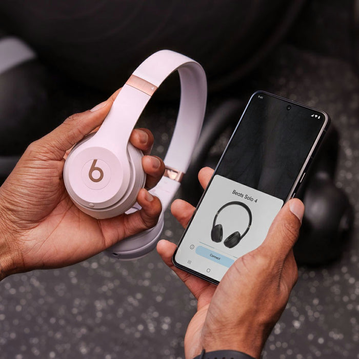 Beats Solo 4 Bluetooth Wireless On-Ear Headphones - Cloud Pink | MUW33ZM/A from Beats - DID Electrical