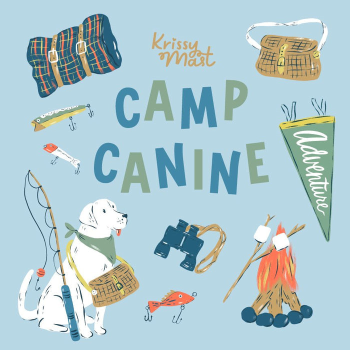 Beautiful Beetles - Camp Canine - Krissy Mast - Cloud 9 Fabrics - Poplin - Simplifi Fabric