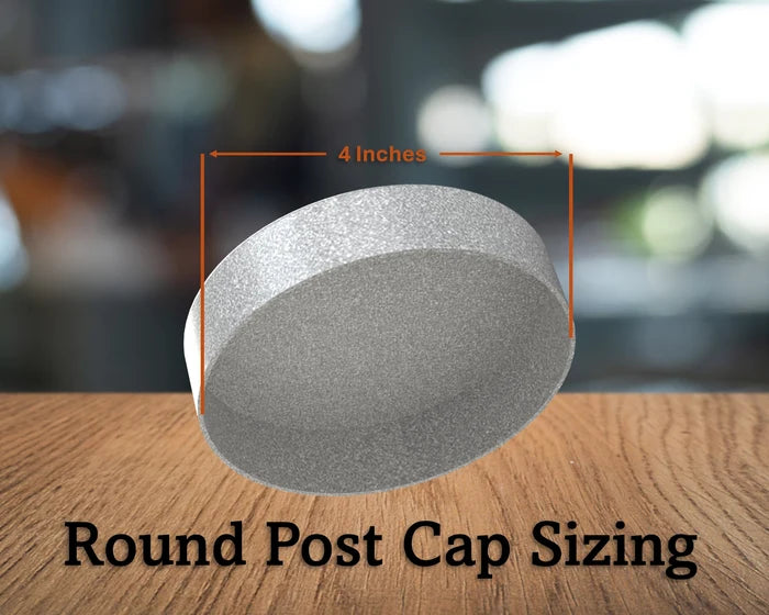 Shaka Hand, Round Post Cap (4x4 Round Post Size) - Madison Iron and Wood
