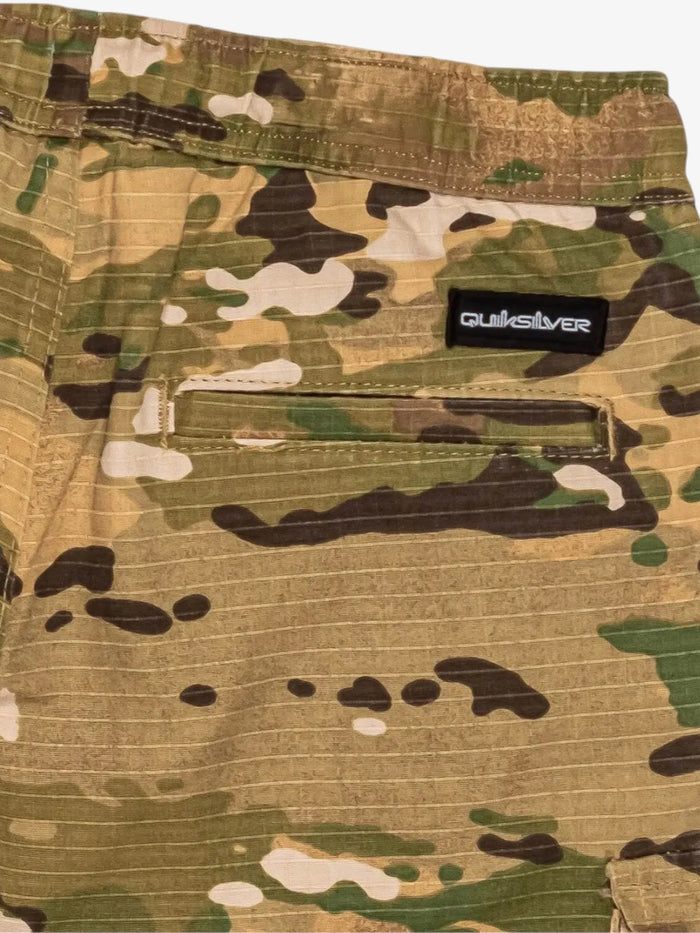 Bermuda Quiksilver Niño Taxer Cargo Camuflado