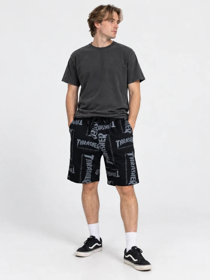 Bermuda Thrasher Skatmag Rustico Negro — vista principal