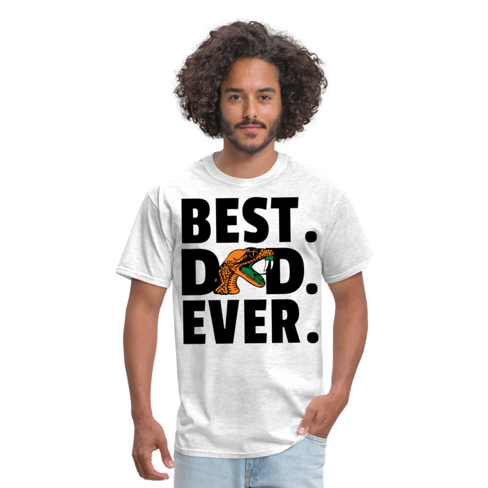 Best Dad Ever Famu T-Shirt - light heather gray