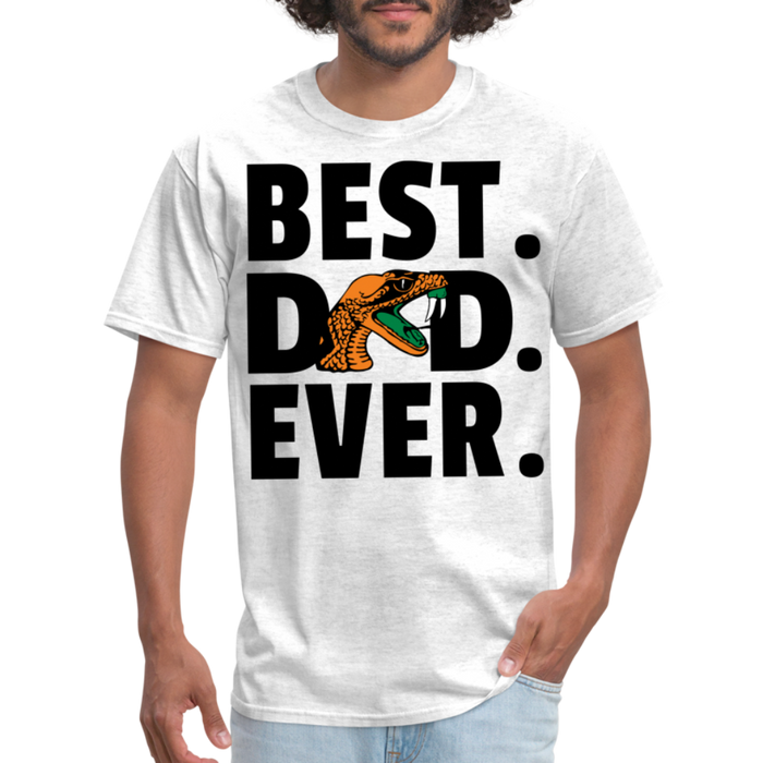 Best Dad Ever Famu T-Shirt - light heather gray