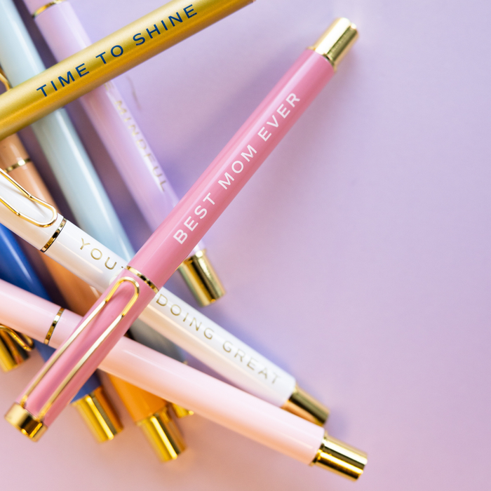 "Best Mom Ever" Metal Pen Set - 3pk