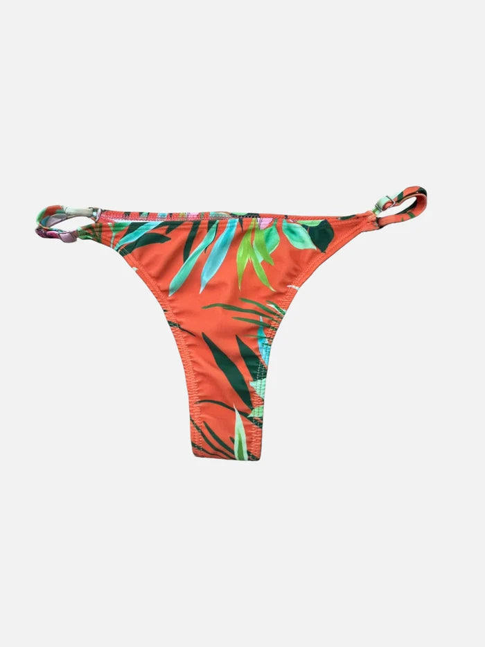 Bikini Bottom Rusty Romantic Floral Cheeky Naranja