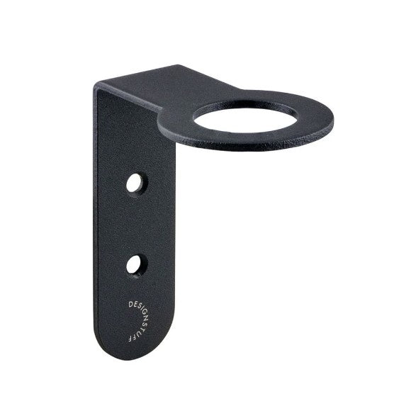 Black Single Soap Dispenser Bracket | Wall Mounted Holder for Hotels & Bathrooms