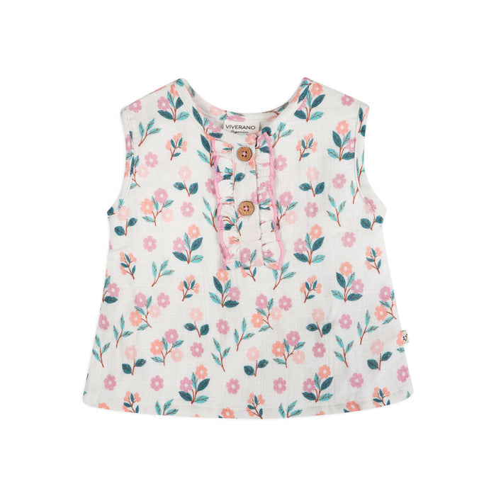 Bloom Baby Top Front (Organic Muslin)