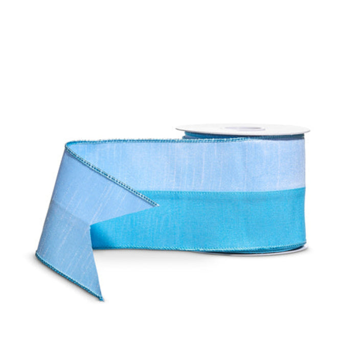 Blue Two Tone Ribbon, 4” X 10YD