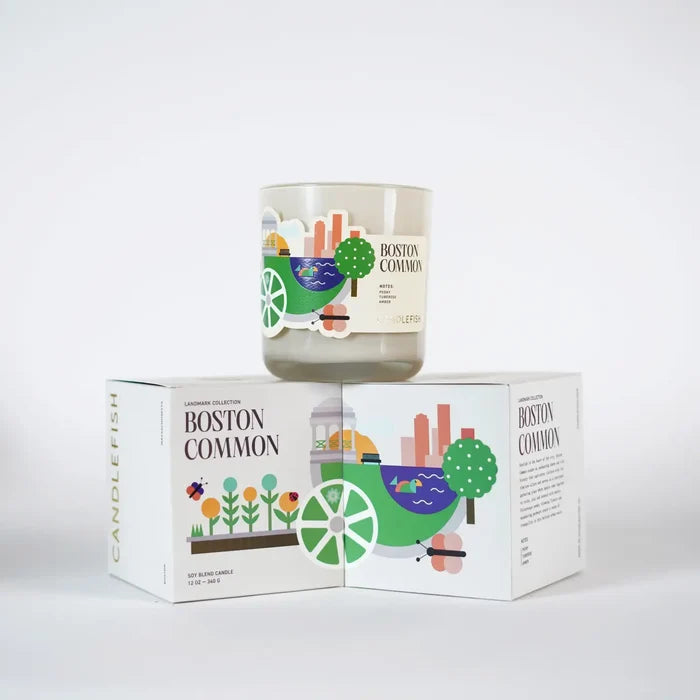 Boston Common Landmark Candle