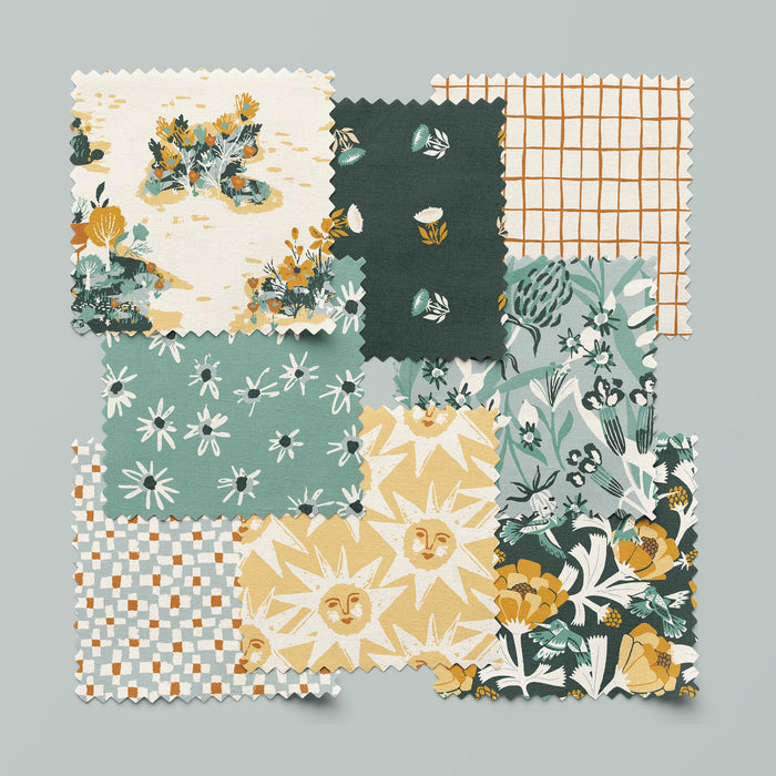Bouquet - Pale Orange - Kindred Comforts - Tanya Celia - Cloud 9 Fabrics - Poplin - Simplifi Fabric