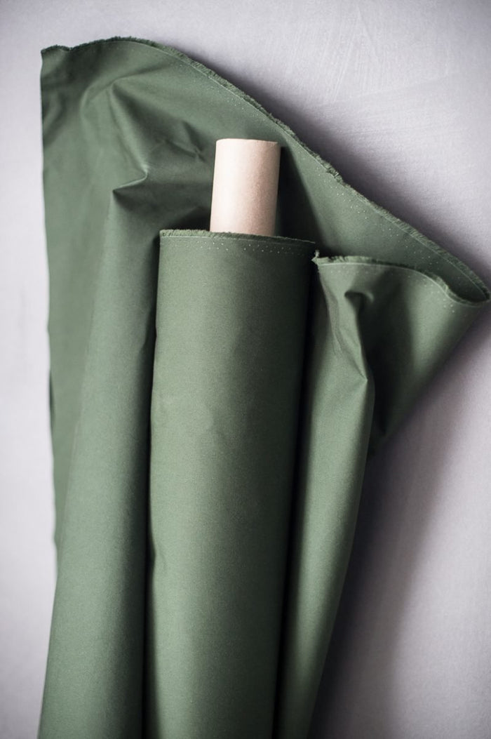 British Organic Cotton Dry Oilskin 7.2oz - Fern - Merchant & Mills - Simplifi Fabric